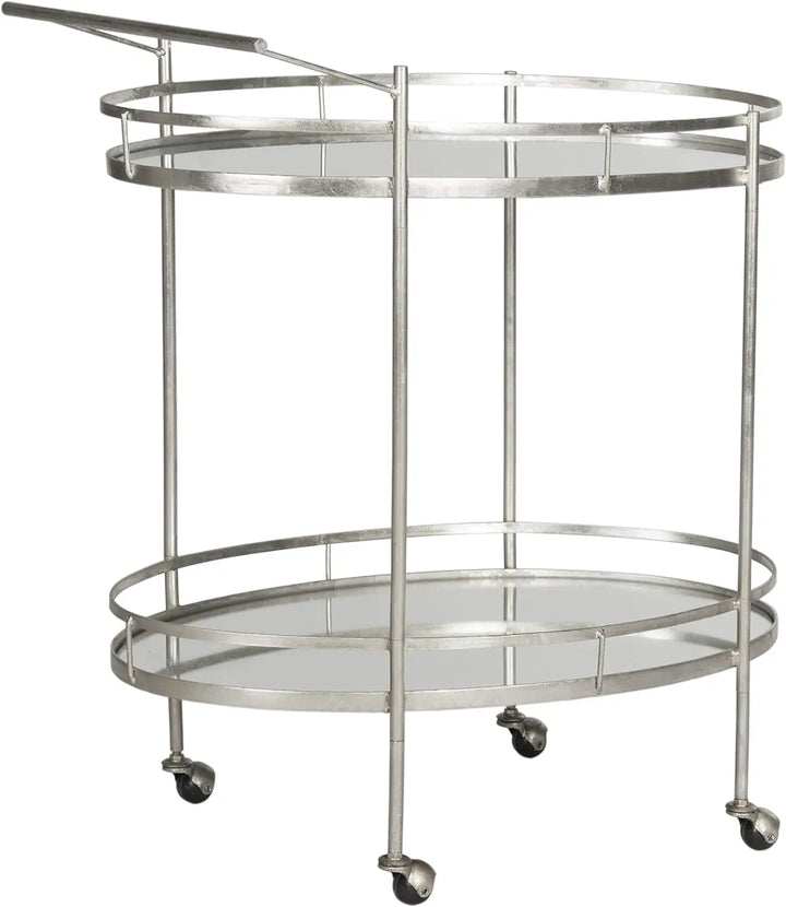 Dante Silver Bar Cart