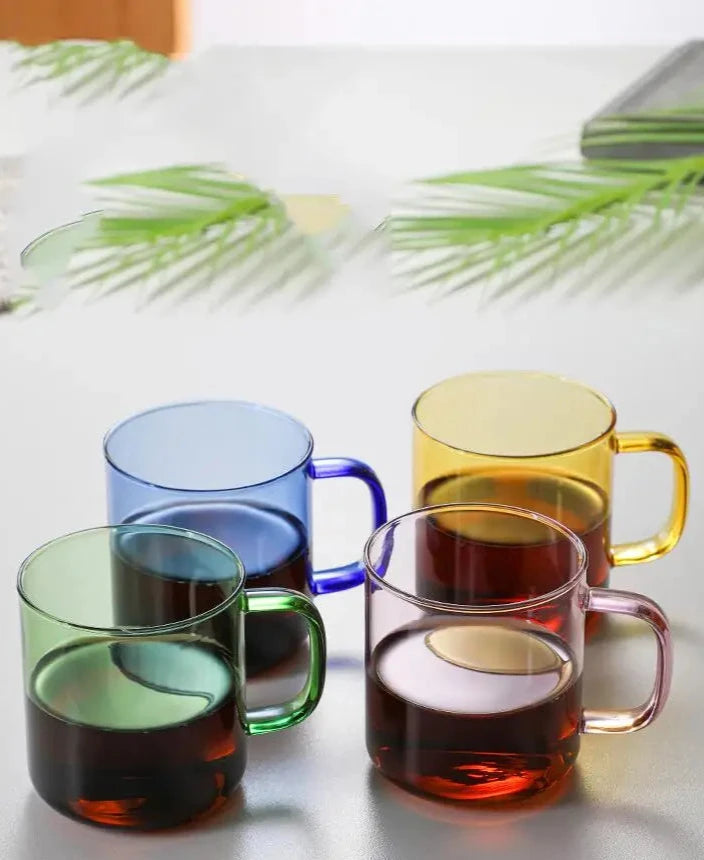 Sofia Colored Glass Mug