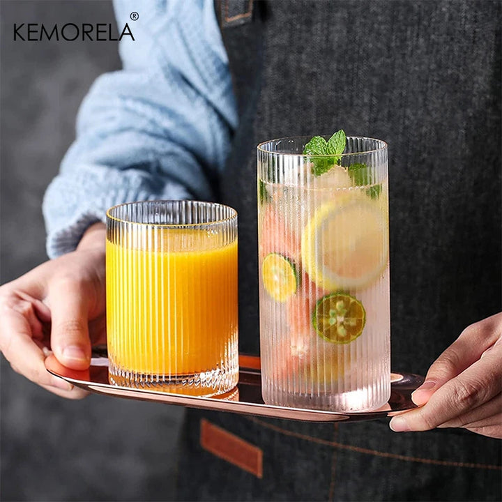 Mandi Ribbed Cocktail Glass, Set of 4