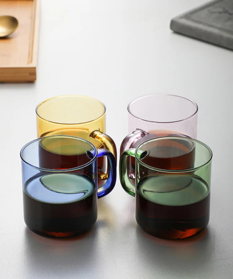 Sofia Colored Glass Mug