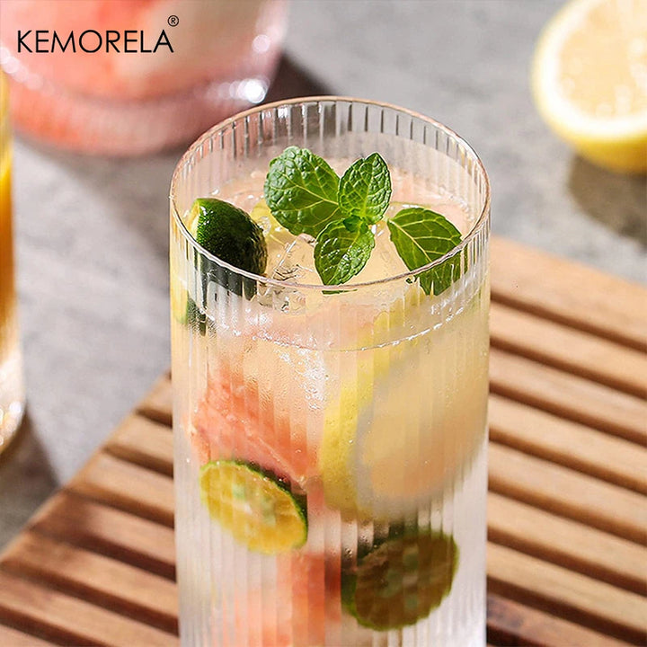 Mandi Ribbed Cocktail Glass, Set of 4