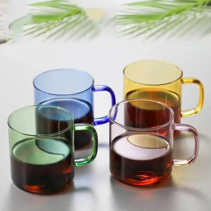 Sofia Colored Glass Mug