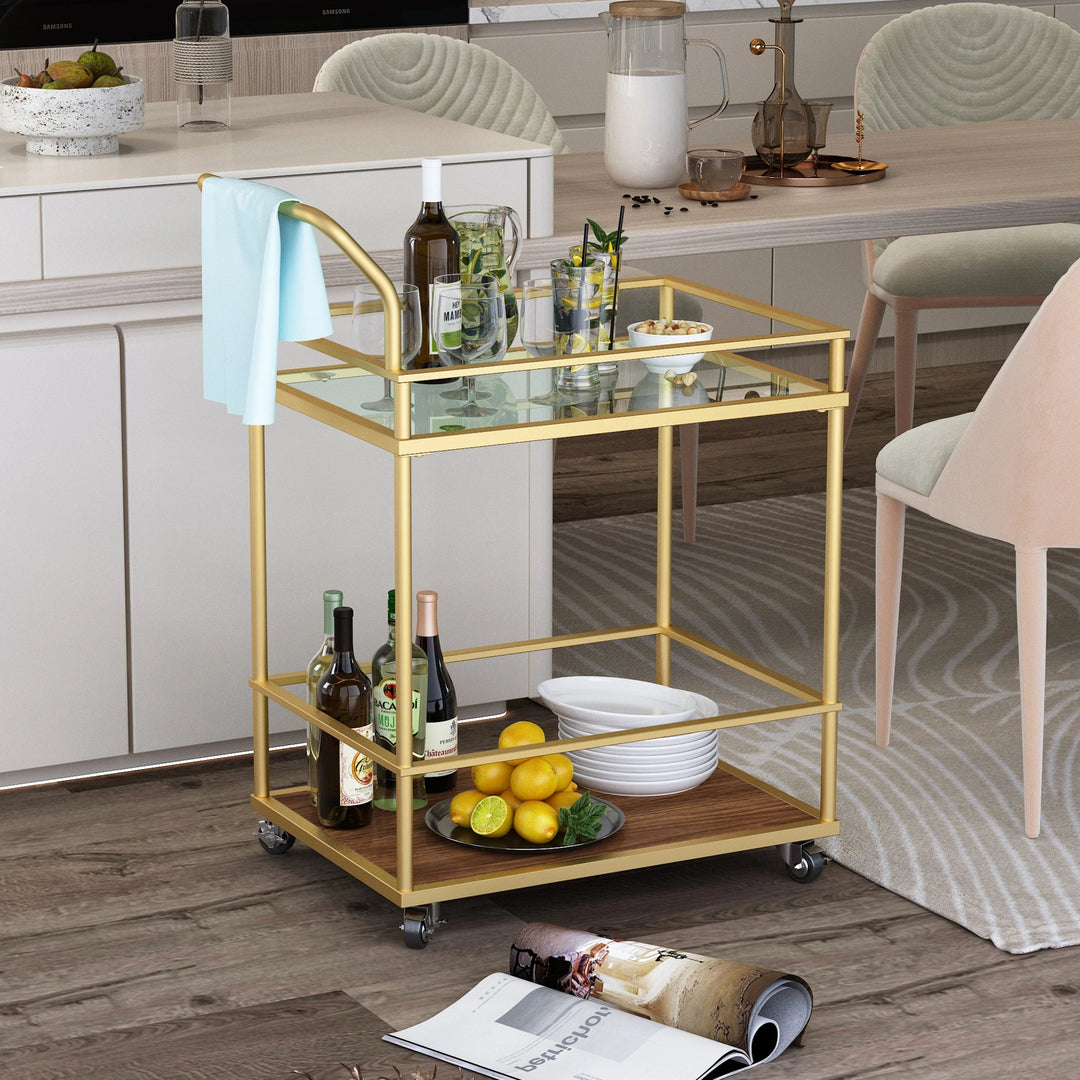 Reyna 2 Tier Bar Cart