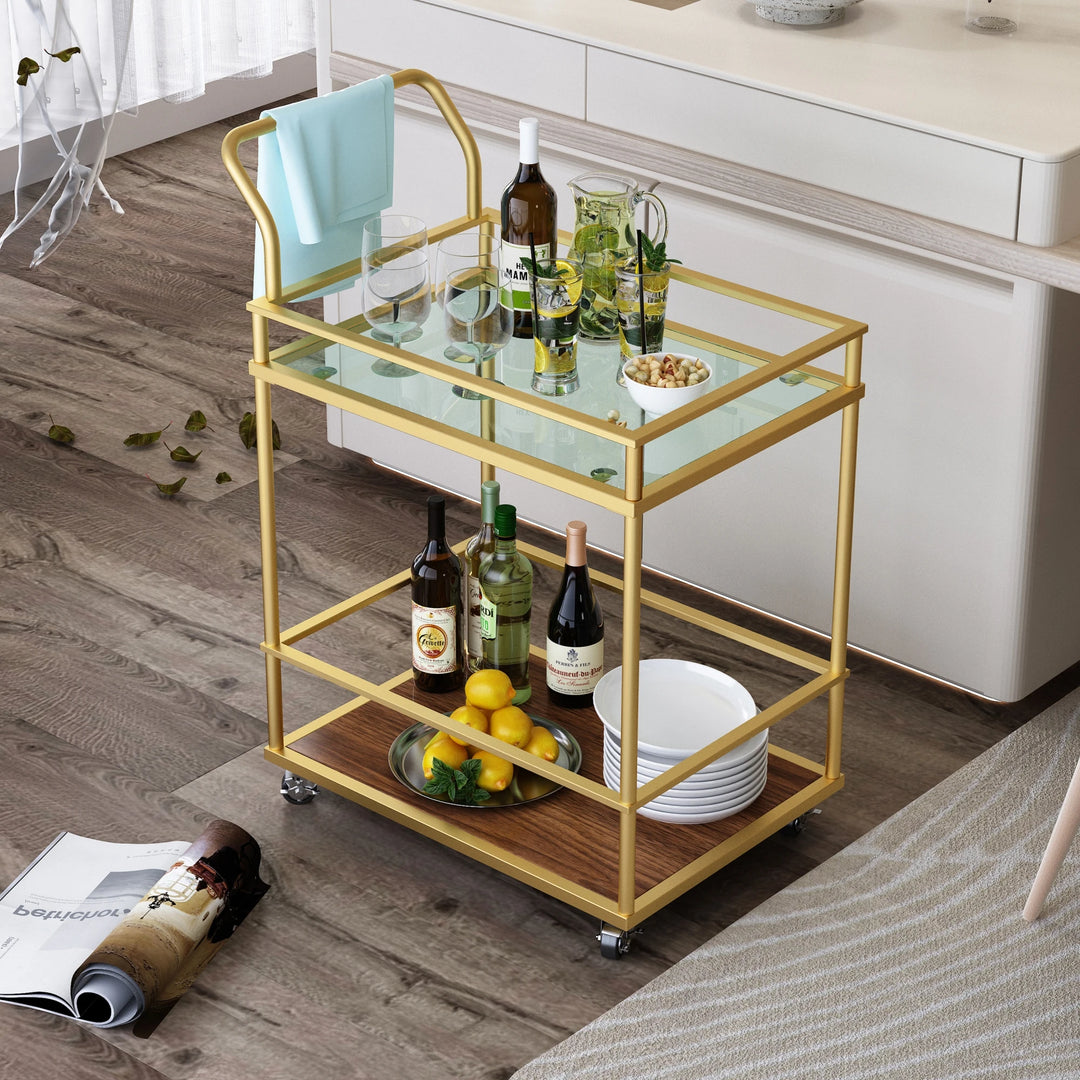 Reyna 2 Tier Bar Cart