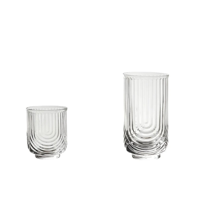 Lena Vintage Glasses, Set of 4