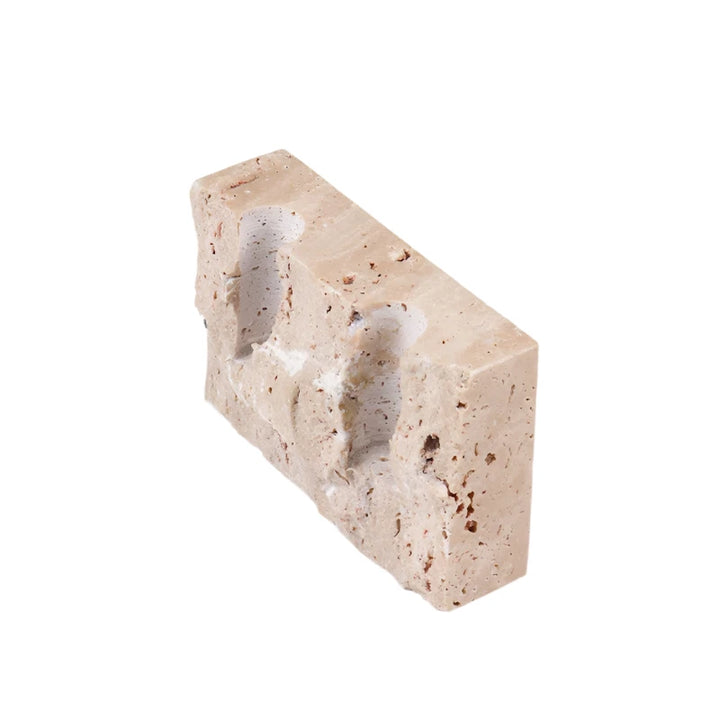 Olive Marble Candlestick Holder