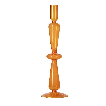 Fauna Glass Candlestick Holder