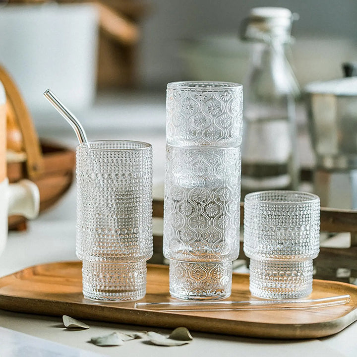 Ellyse Vintage or Dotted Cocktail Glasses, Set of 4