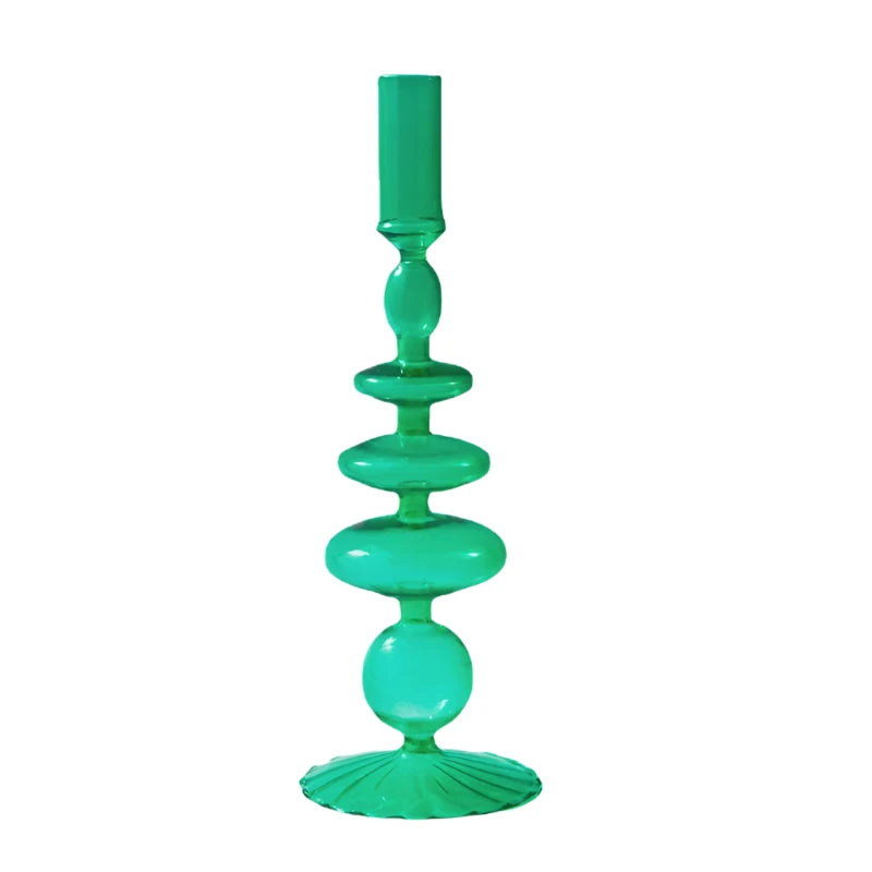 Fauna Glass Candlestick Holder