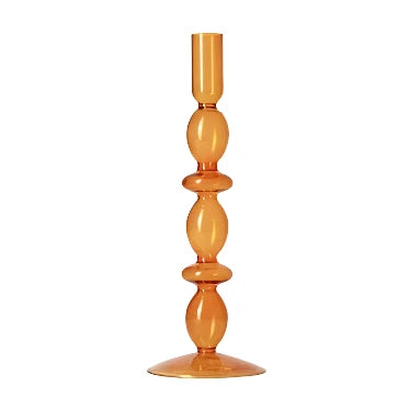 Fauna Glass Candlestick Holder