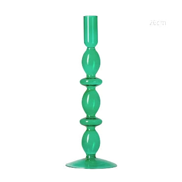 Fauna Glass Candlestick Holder