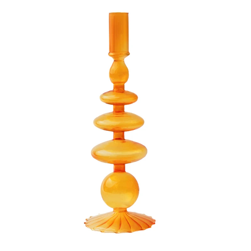 Fauna Glass Candlestick Holder
