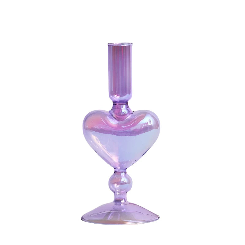 Fauna Glass Candlestick Holder