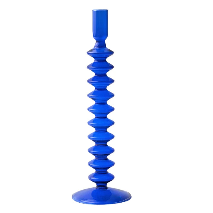 Fauna Glass Candlestick Holder