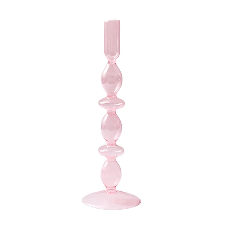 Fauna Glass Candlestick Holder