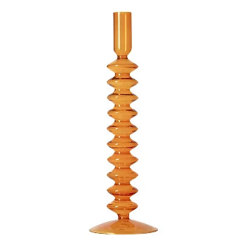 Fauna Glass Candlestick Holder